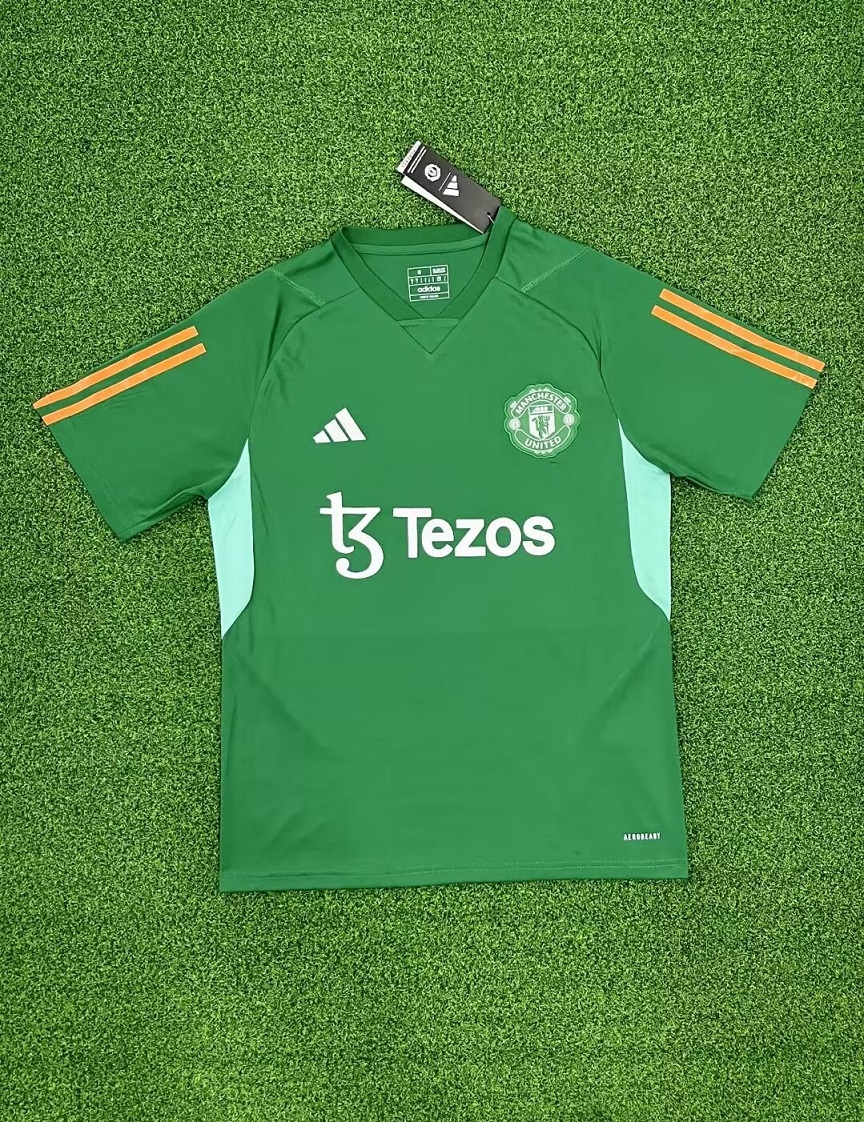 AAA Quality Manchester Utd 23/24 Green Training Jersey